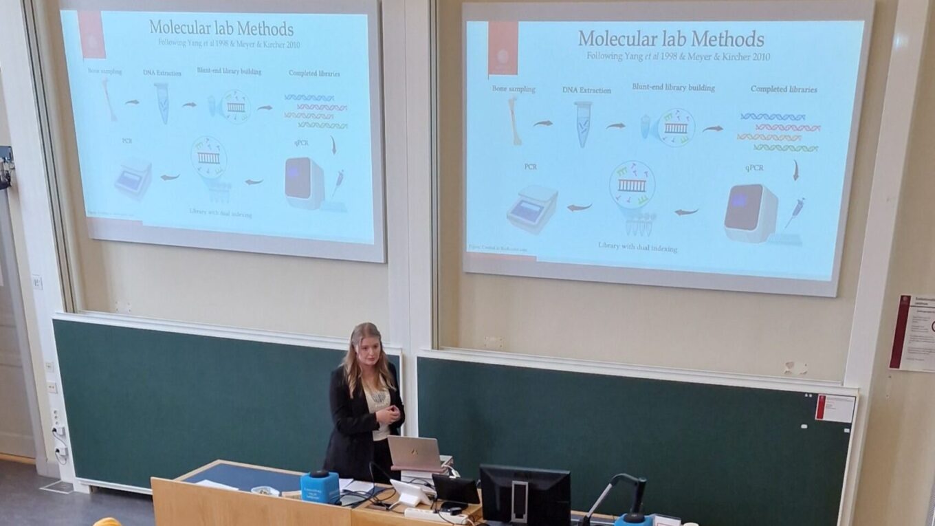 Louise successfully defends her Master’s thesis